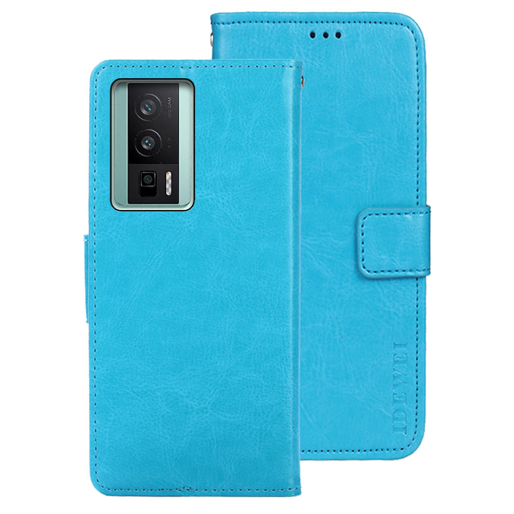 IDEWEI For Xiaomi Poco F5 Pro 5G Redmi K60 Pro 5G K60 5G Full Protection Phone Case PU Leather Stand Crazy Horse Texture Flip Phone Wallet Cover IDEWEI For Xiaomi Poco F5 Pro 5G Redmi K60 Pro 5G K60 5G Full Protection Phone Case PU Leather Stand Crazy Horse Texture Flip Phone Wallet Cover